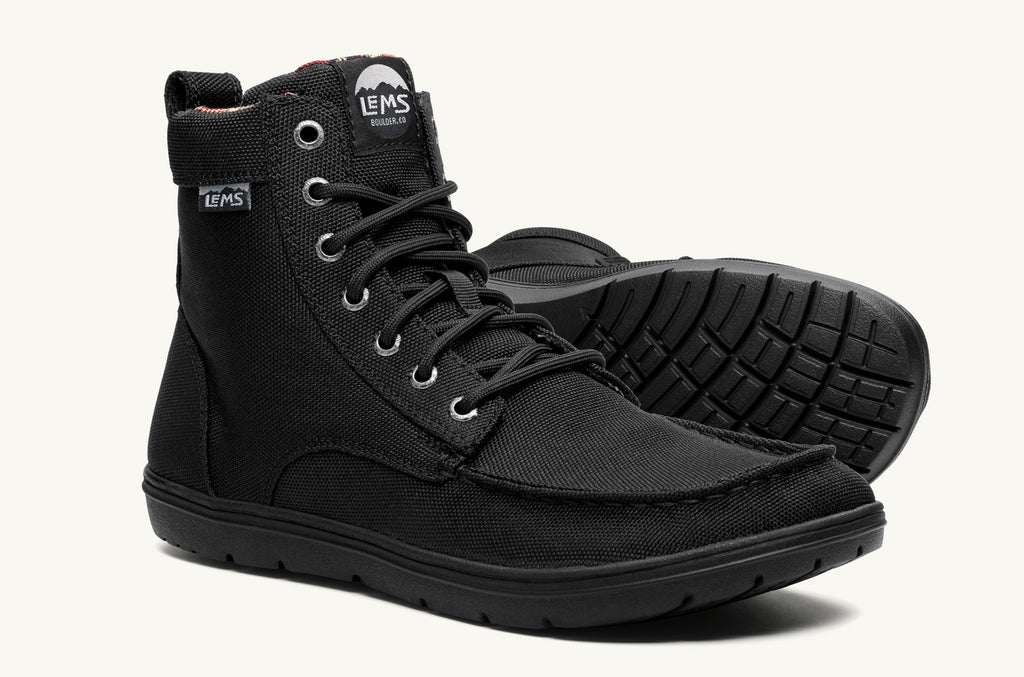 Lems Nylon Stiefel Boulder Damen Schwarz | IES7234ZM