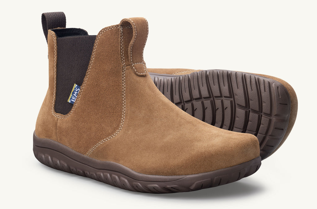 Lems Stiefel Chelsea Damen Braun | VXN4843WZ