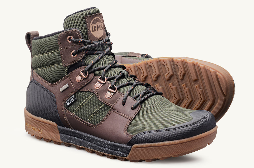Lems Wasserdichte Stiefel Outlander Damen Olivgrün Braun | LDT8111YS